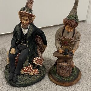Vintage Charming Elf Figurines Set of 2